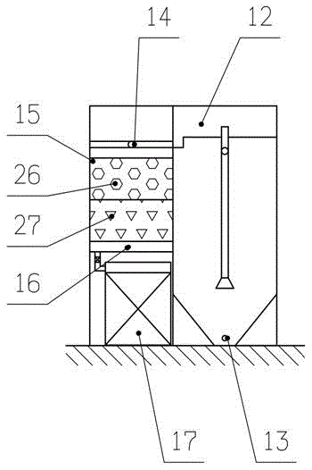 Systematic treatment method and device for restaurant wastewater