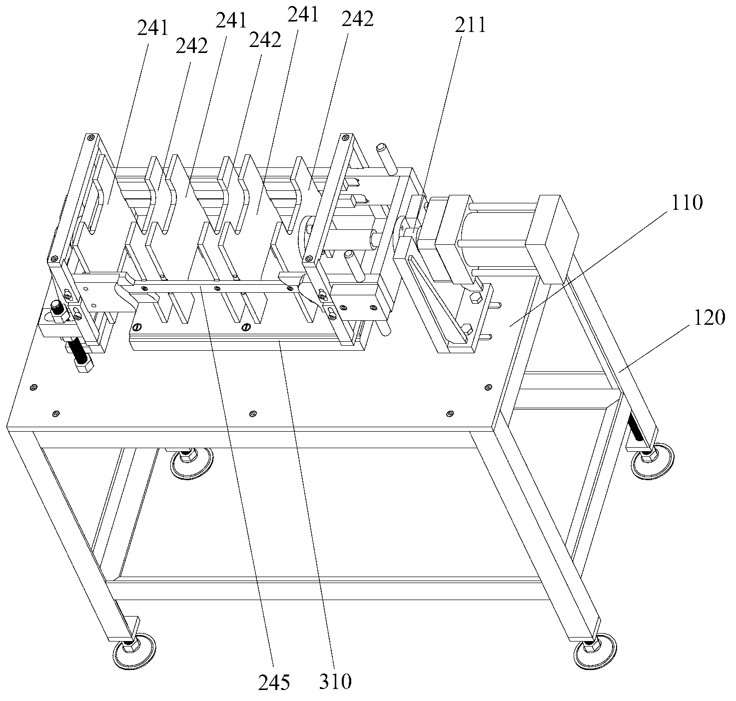 Welding frame for lead-acid storage battery