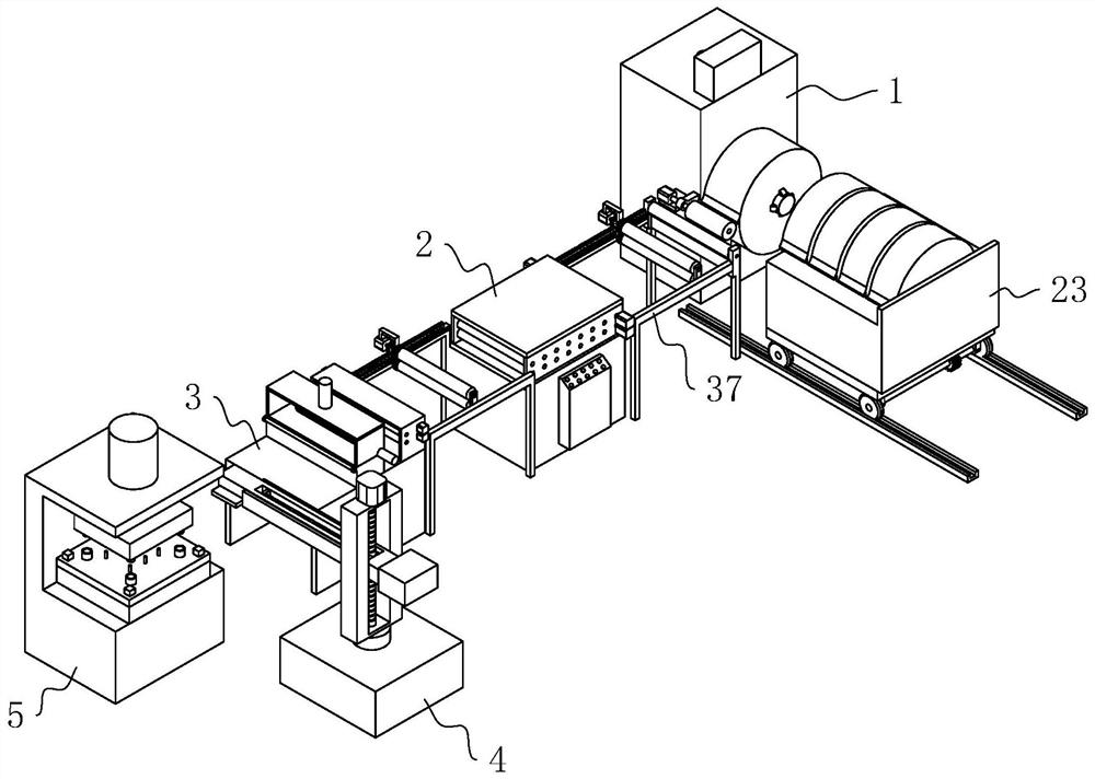 Sheet metal part production process facilitating feeding