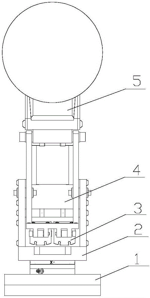 Flexible polishing device based on pneumatic flotation