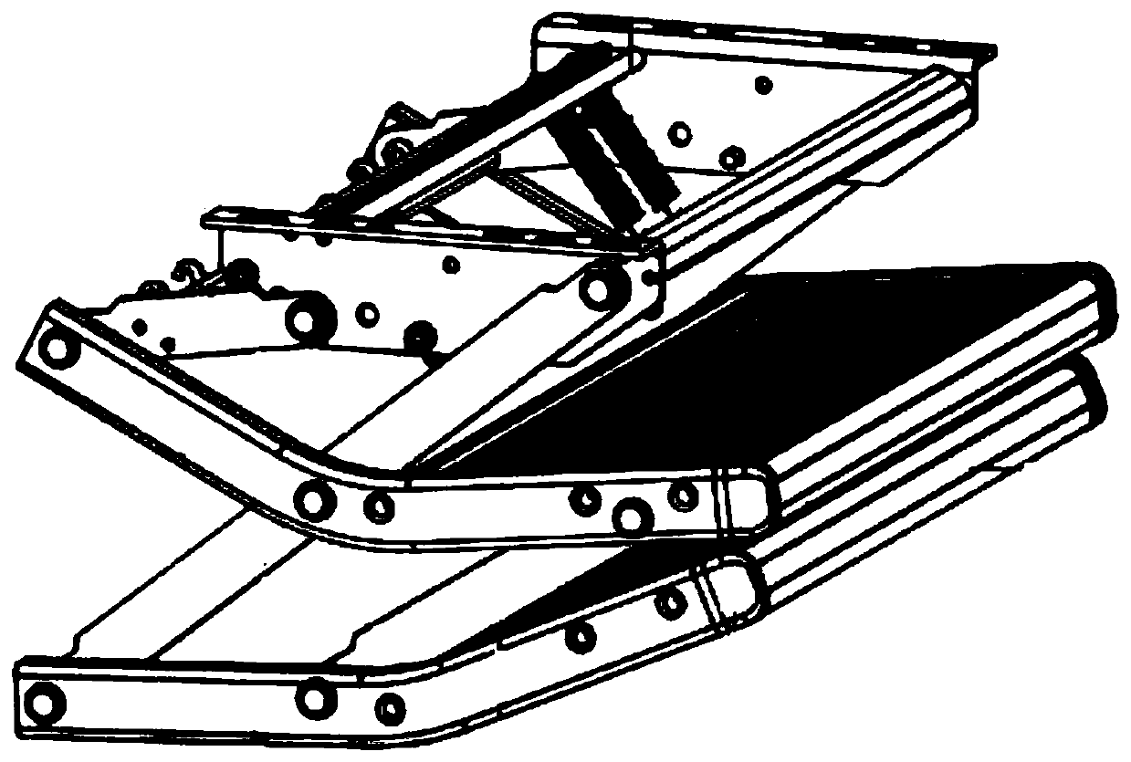 Foldable electric pedal for vehicle