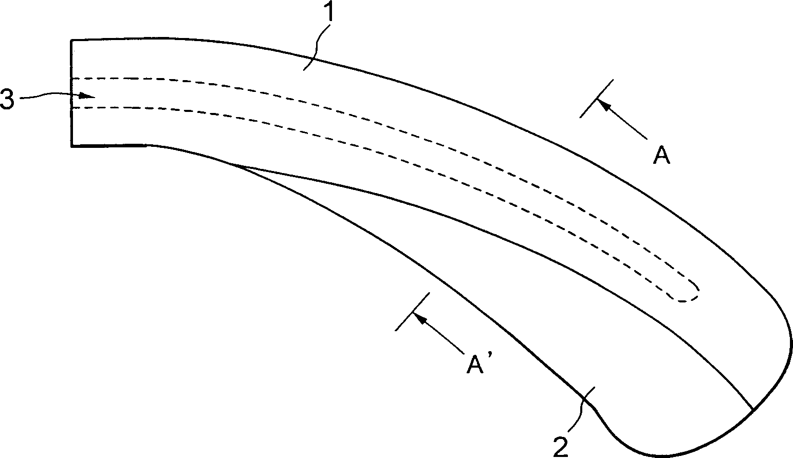 End piece, earpiece with the end piece, eye-glass unit and eye glasses