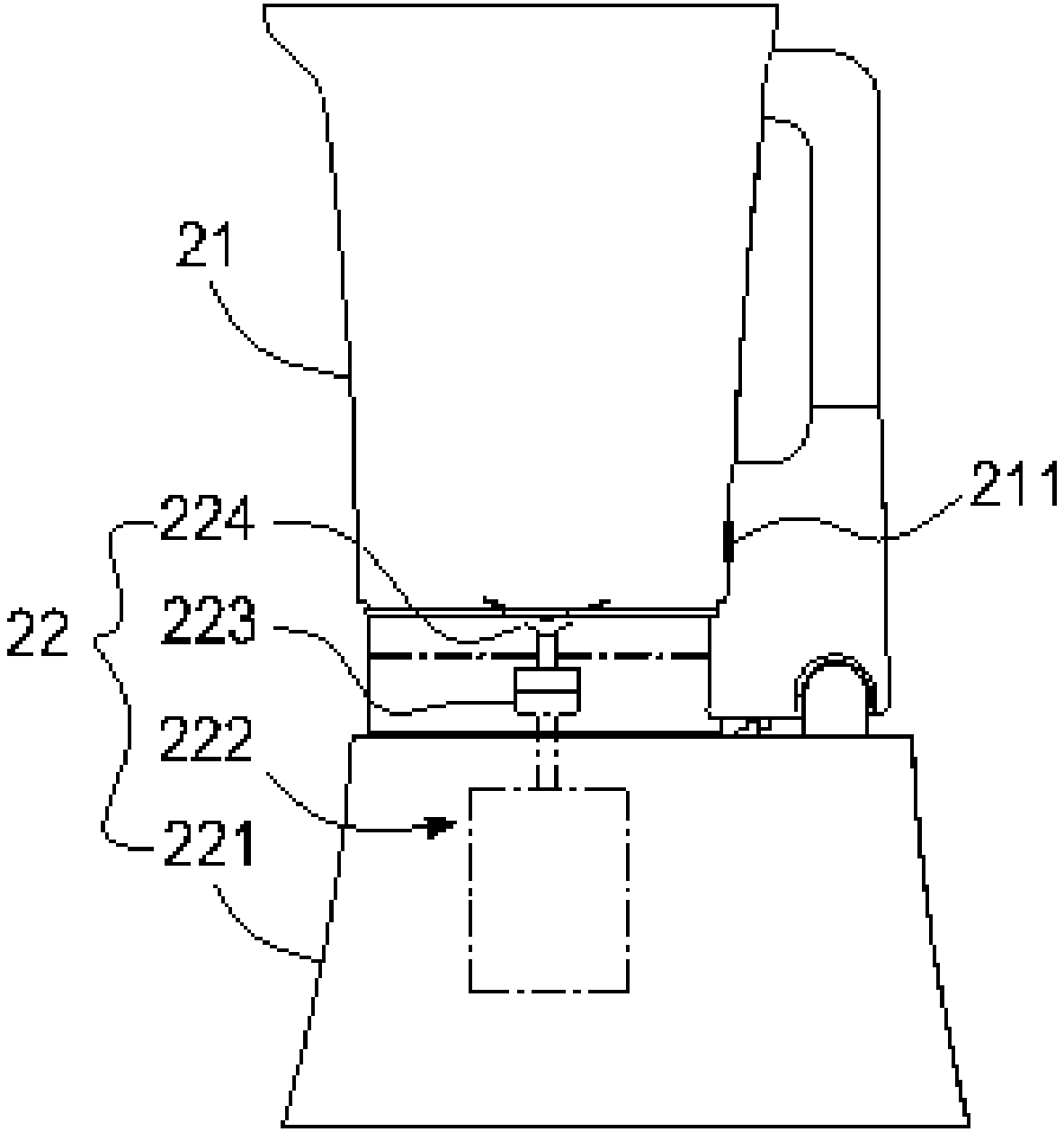 Steam heating type drink preparation device