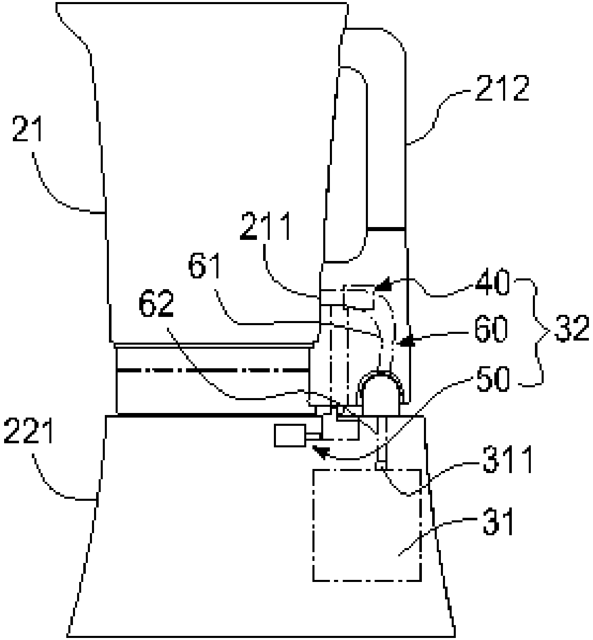 Steam heating type drink preparation device