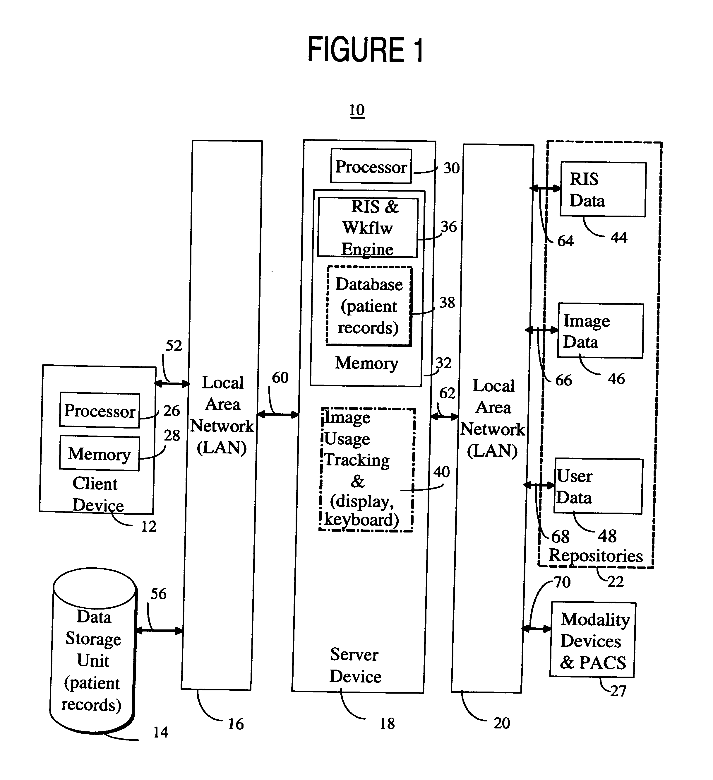 Medical image viewing management and status system