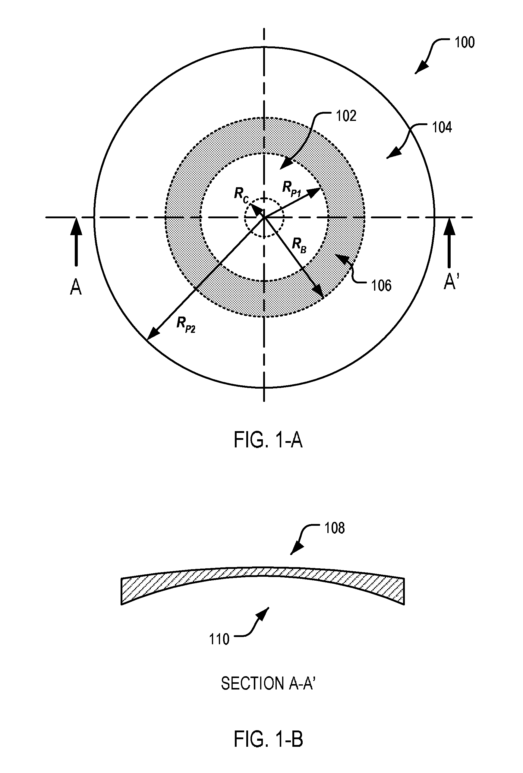 Ophthalmic lens element for myopia correction