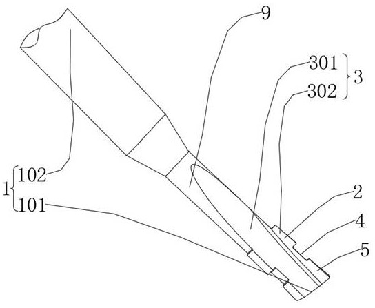 Hole-making cutter and hole-making method for weak-rigidity component