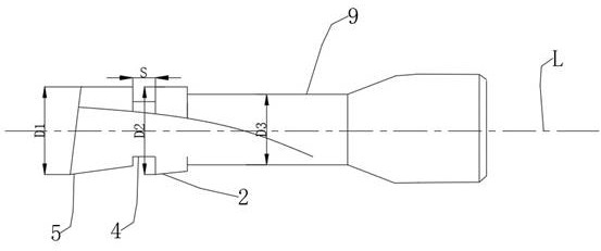 Hole-making cutter and hole-making method for weak-rigidity component