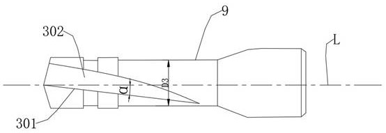 Hole-making cutter and hole-making method for weak-rigidity component