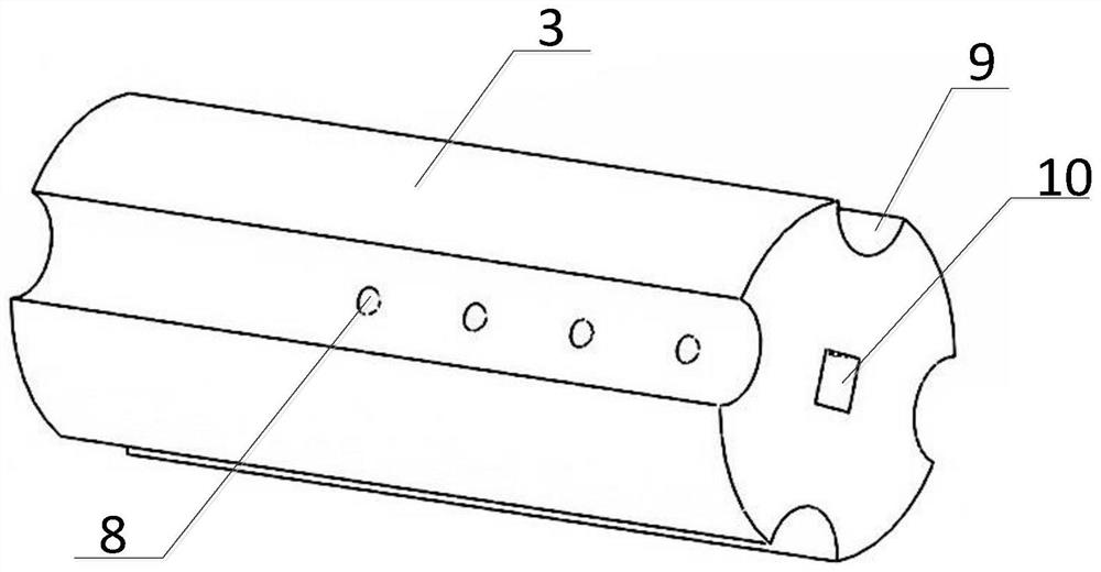 Device for disassembling and assembling slotted countersunk head nut of aircraft canopy