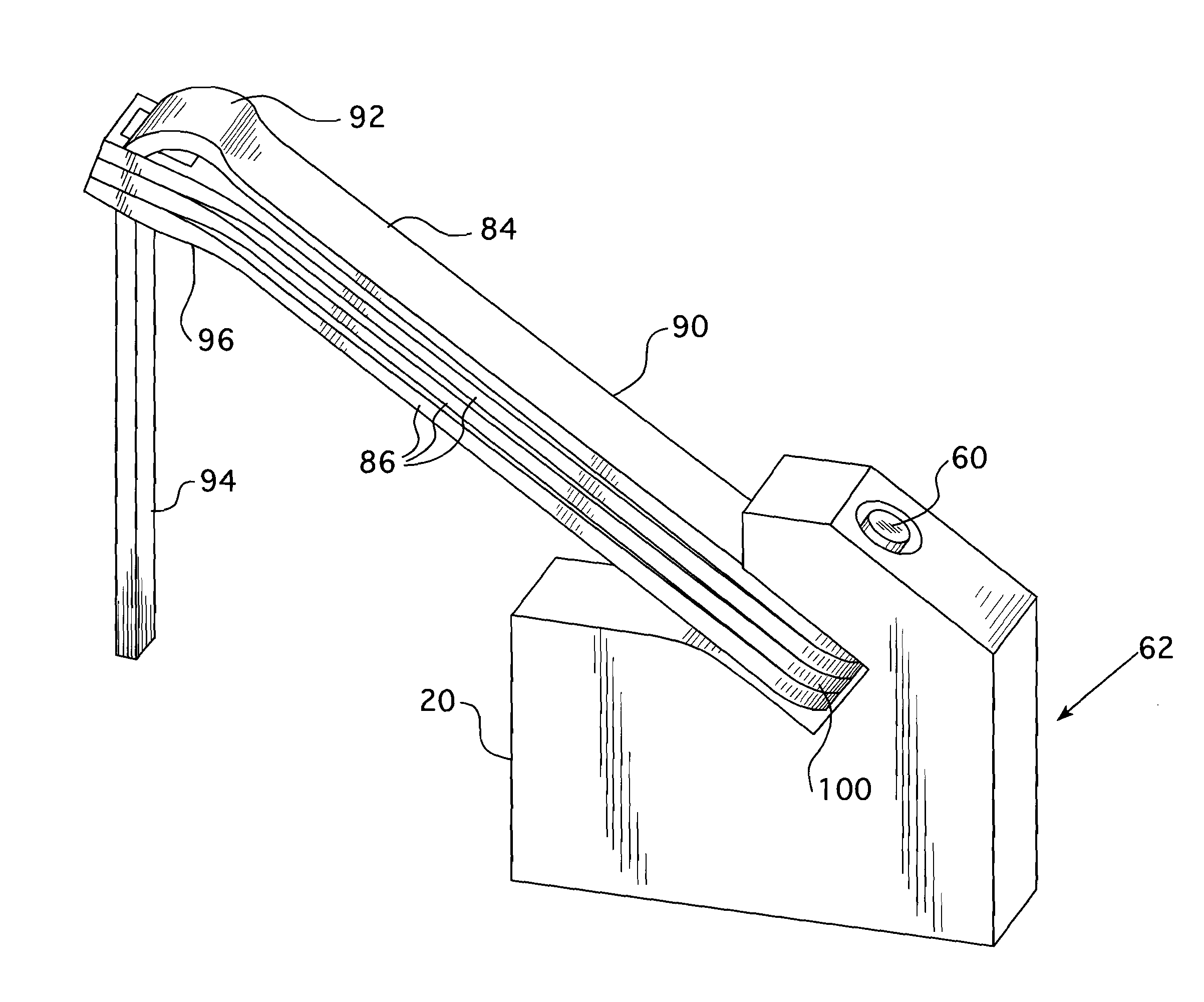 Nuclear fuel assembly hold down spring