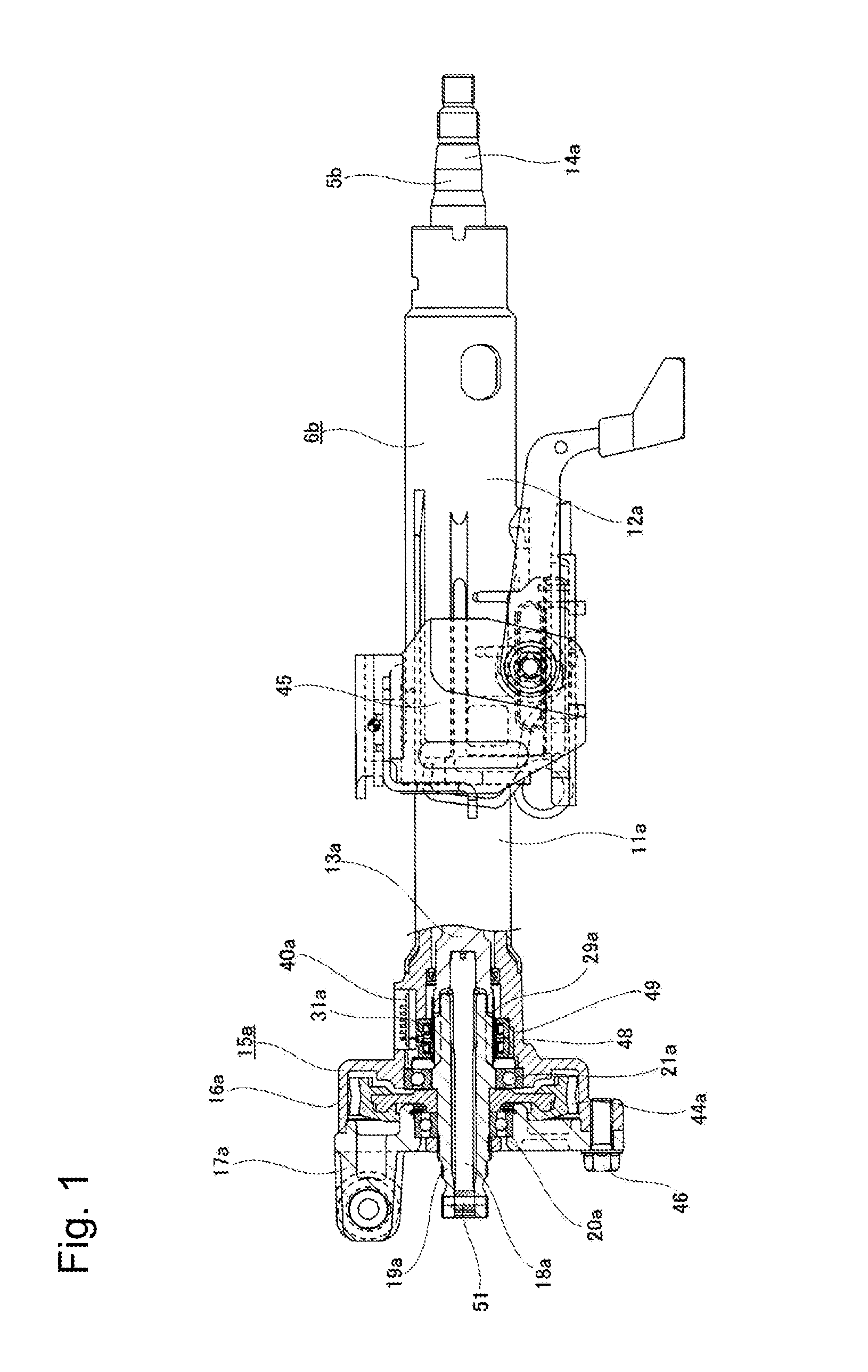 Torque measuring unit for electric power steering device and method of assembling the same