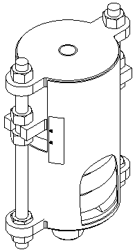 Overload prevention combined type variable spring supporter and hanger utilizing threaded rod to lock