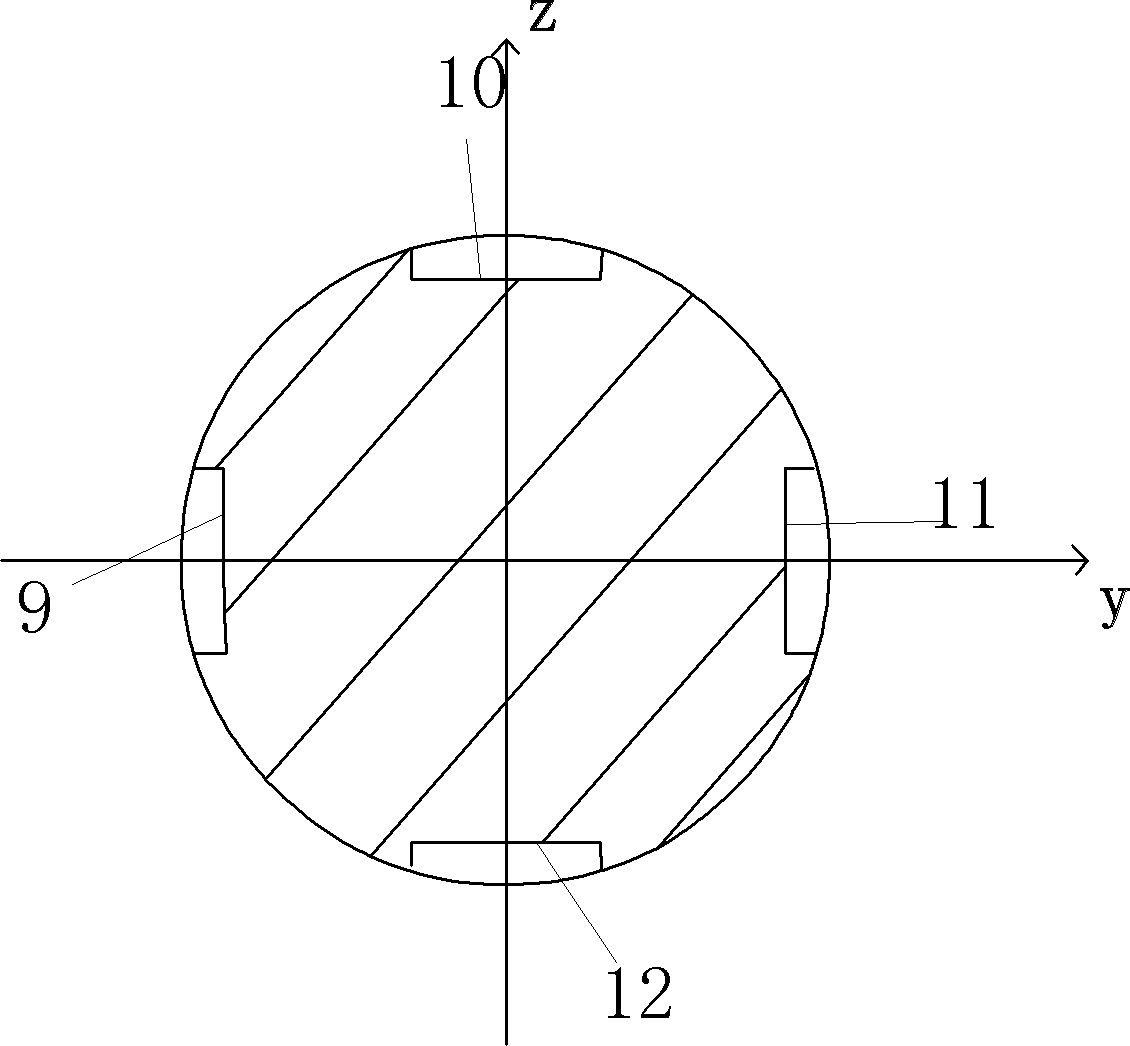 Simple shear connection structure pin load vector measuring method and measuring instrument thereof