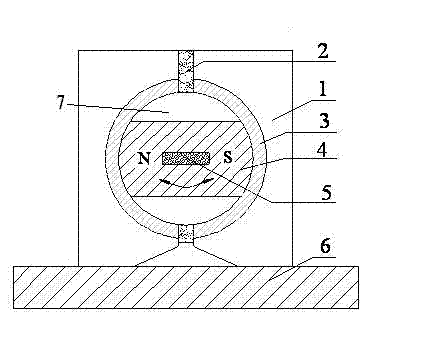 Magnetic stand type hook