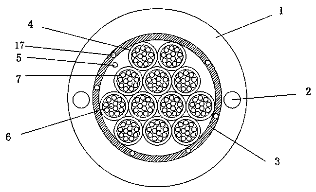 Sheath embedded connection optical cable and production method thereof