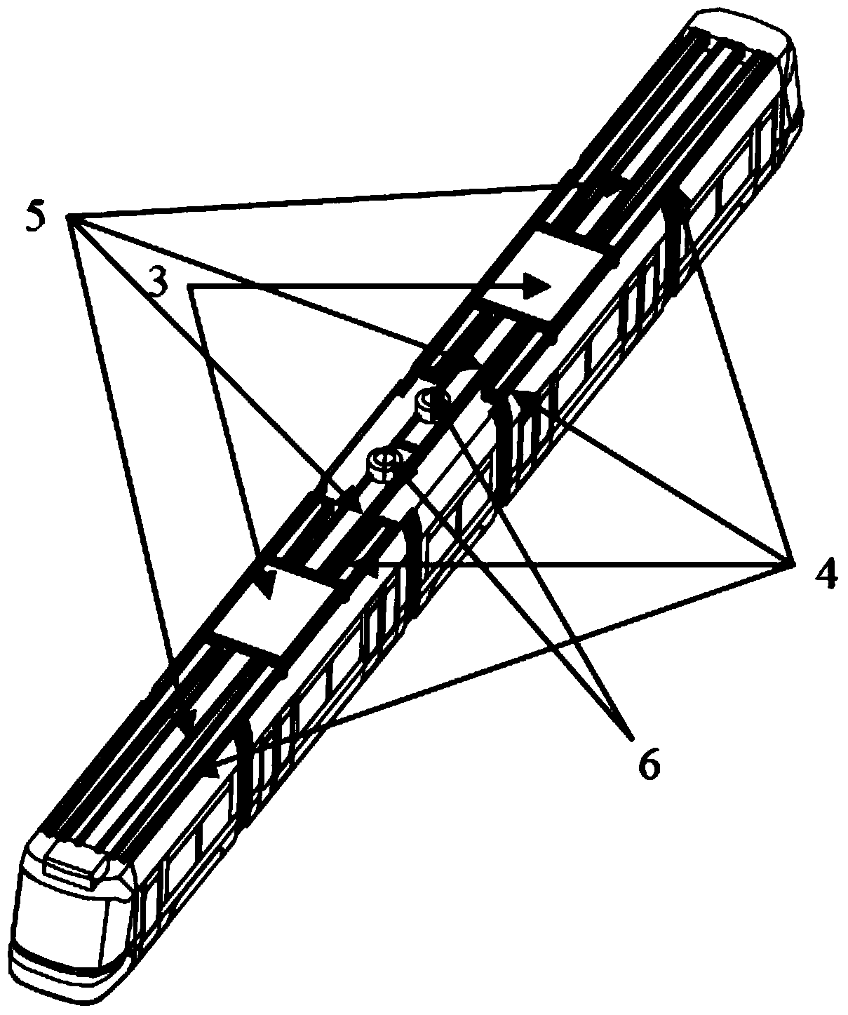 Heating, ventilating and air conditioning system of low-floor light rail vehicle