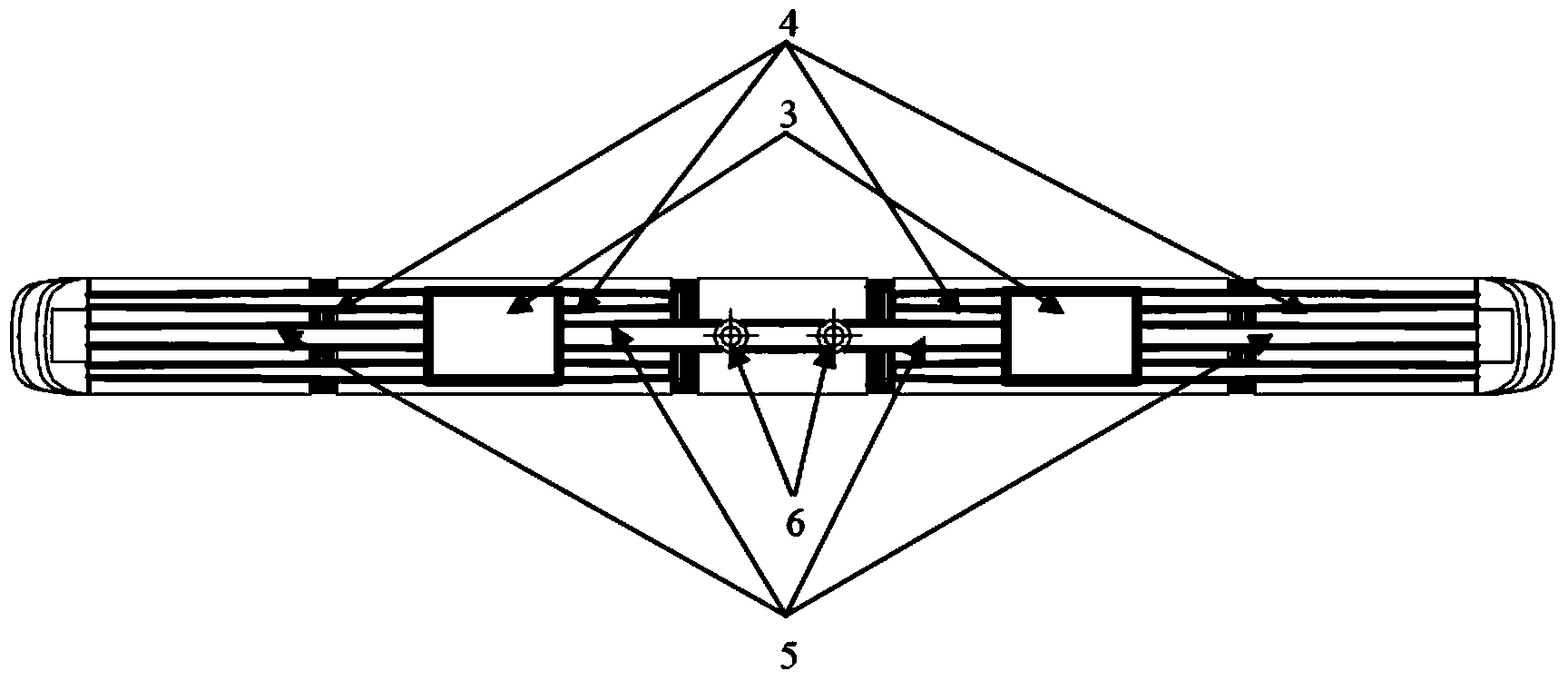 Heating, ventilating and air conditioning system of low-floor light rail vehicle