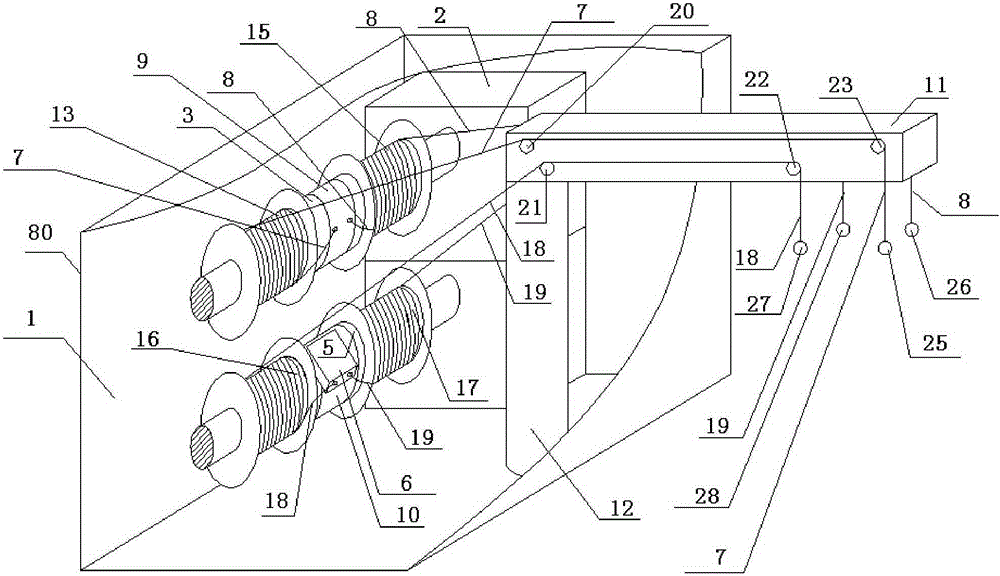 Multifunctional rope paying-off equipment