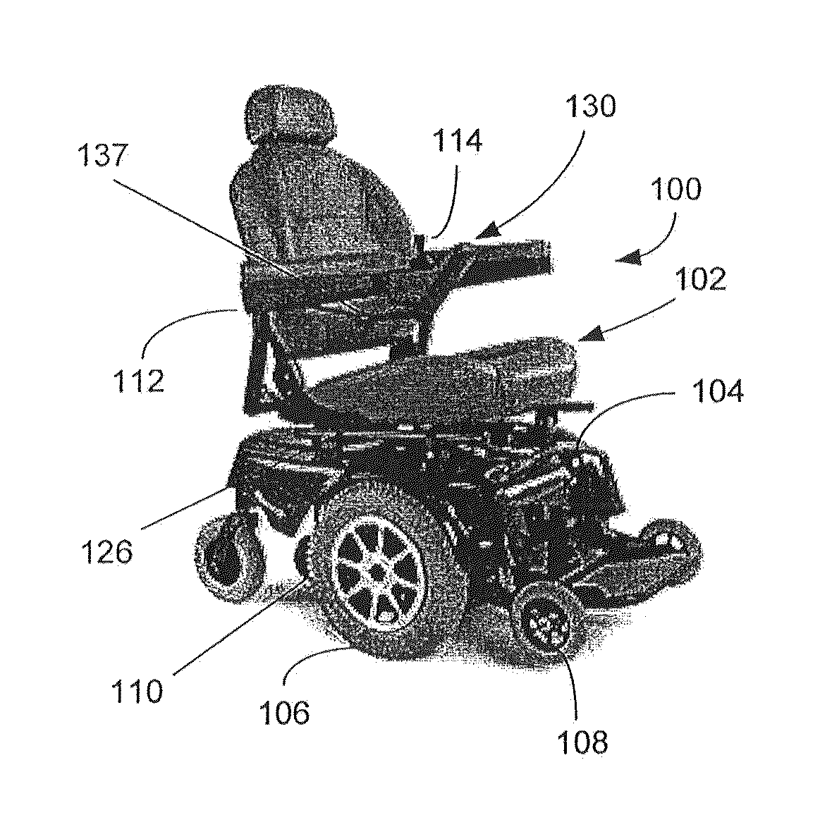 Motorized wheelchair interlock