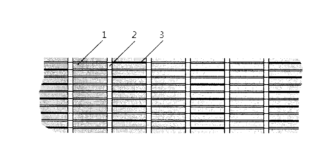 Simple method for manufacturing honeycomb core by textile wastes