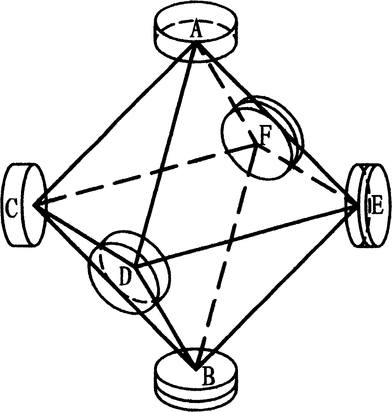 Cavity adjusting method for laser gyro and used light path and path length control mirror