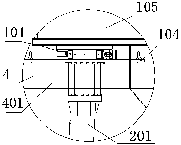 Cement silo clearing device and silo clearing method