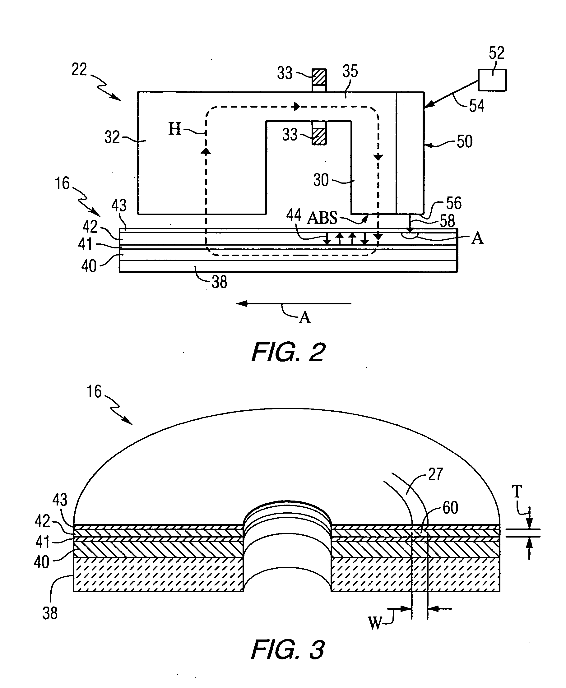 Heat assisted magnetic recording film including superparamagnetic nanoparticles dispersed in an antiferromagnetic or ferrimagnetic matrix