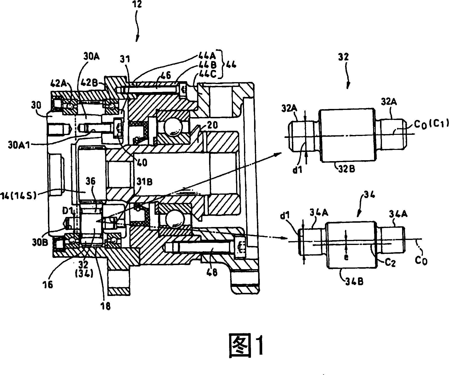 Method for producing simple planetary gear device and simple planetary gear device