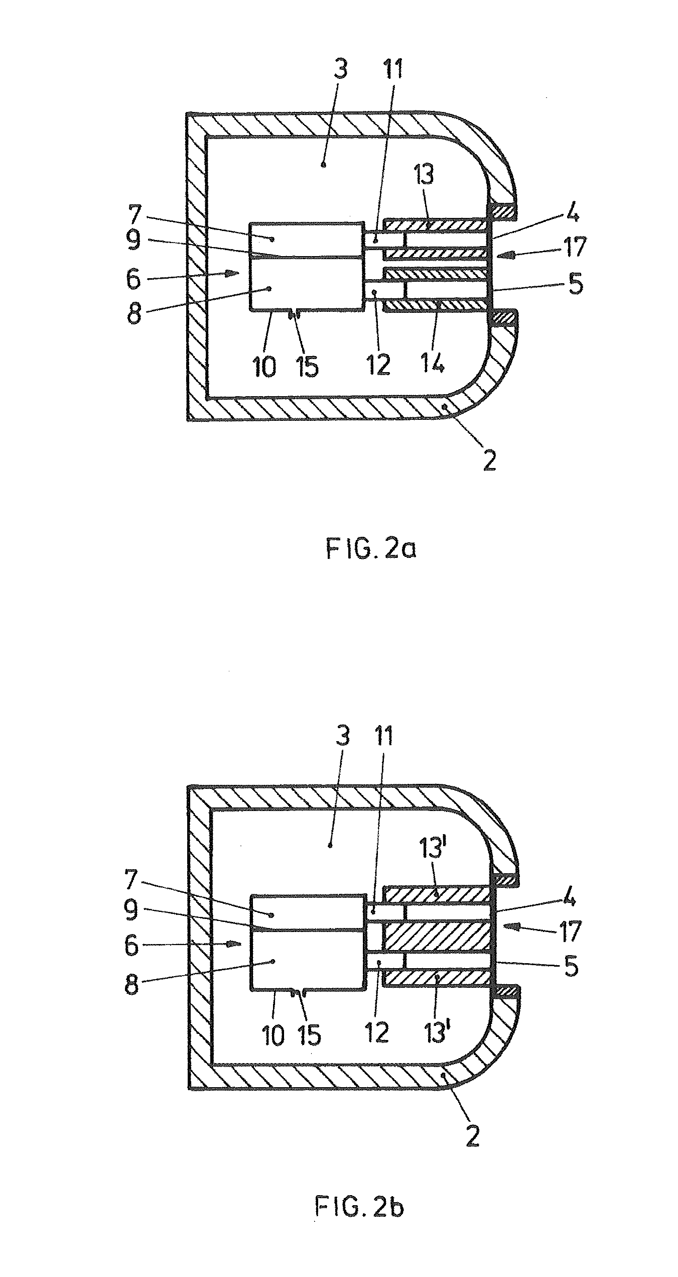 Hearing device with improved low frequency response and method for manufacturing such a hearing device