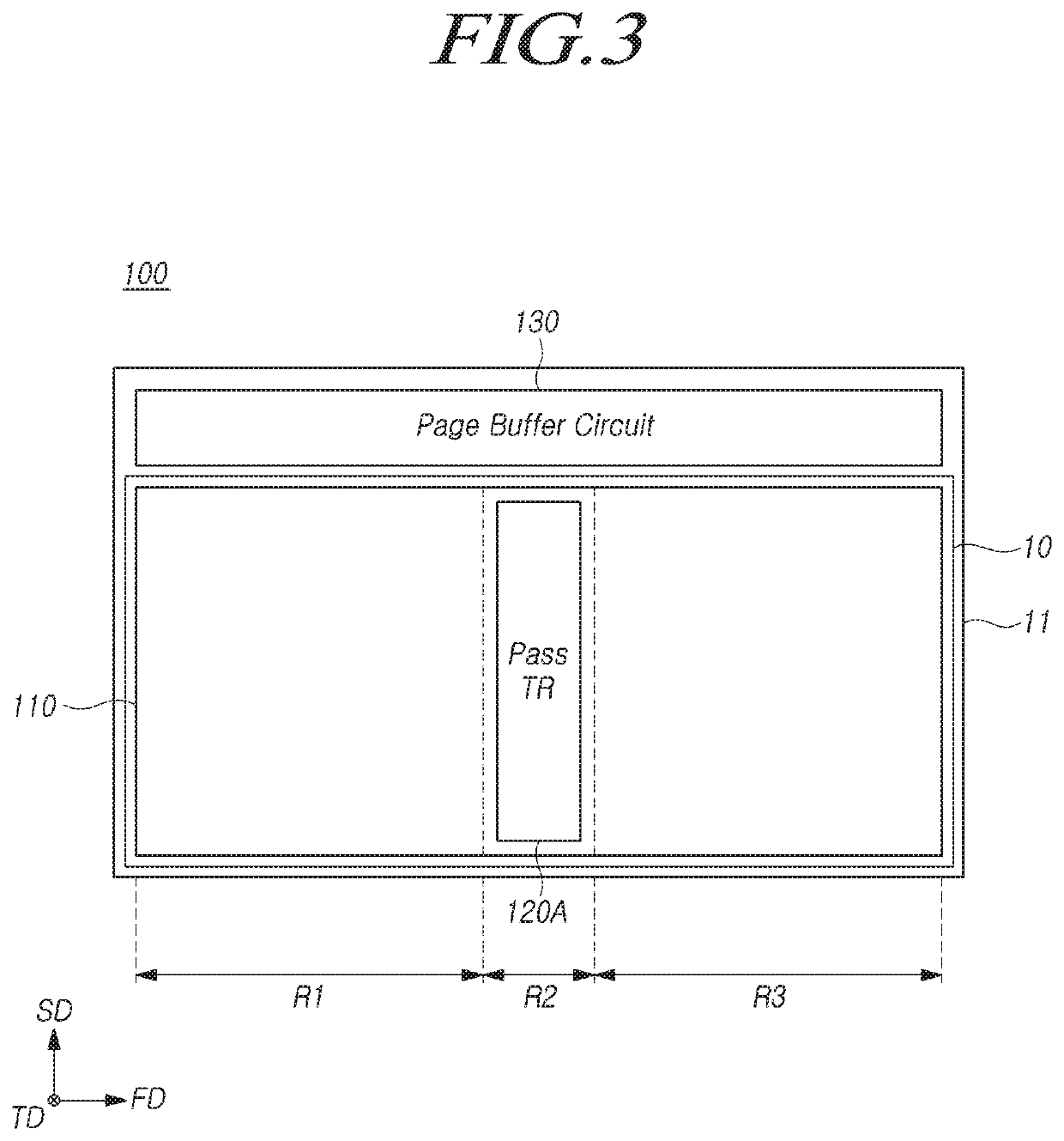 Semiconductor memory device having wiring line structure