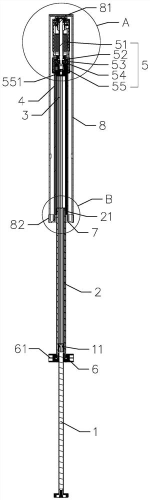 A transmission assembly for a lifting column and a lifting column