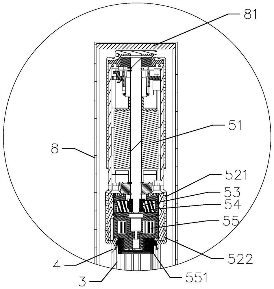 A transmission assembly for a lifting column and a lifting column