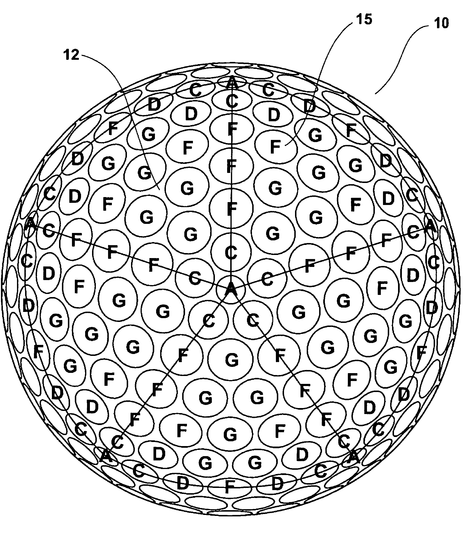 High performance golf ball having a reduced-distance