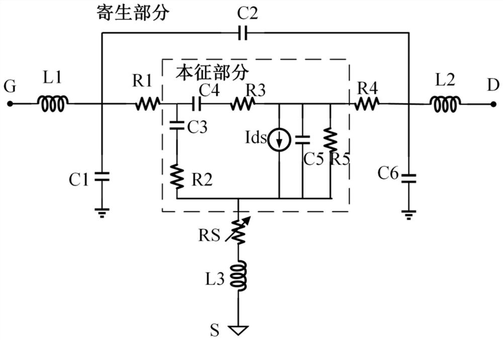 GaN HEMT equivalent circuit topological structure based on novel resistance model