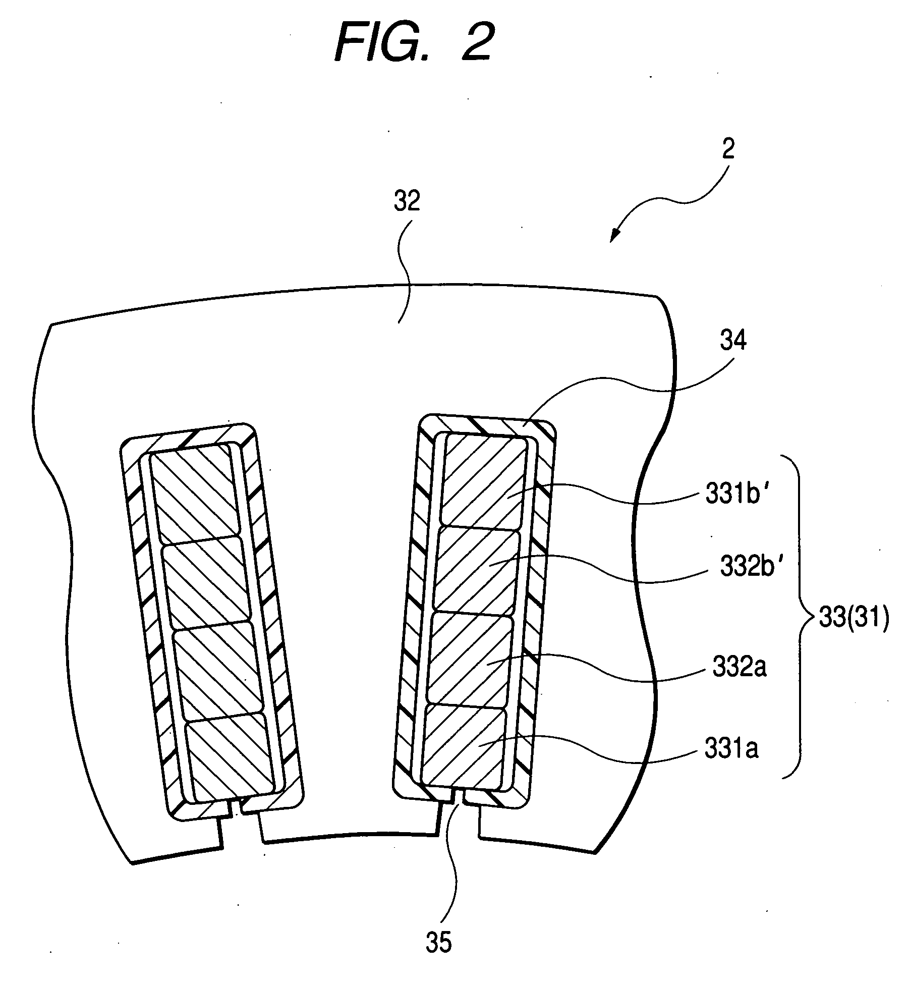 Vehicle AC generator having connection portions of stator winding conductor segments oriented in accordance with direction of cooling air flow