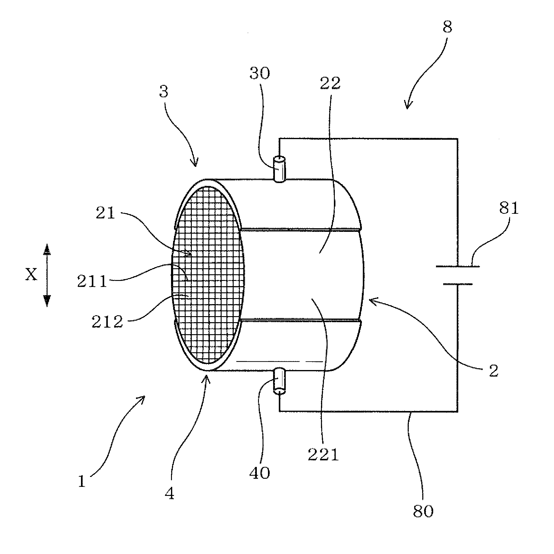 Honeycomb structural body and electrical heated catalyst device