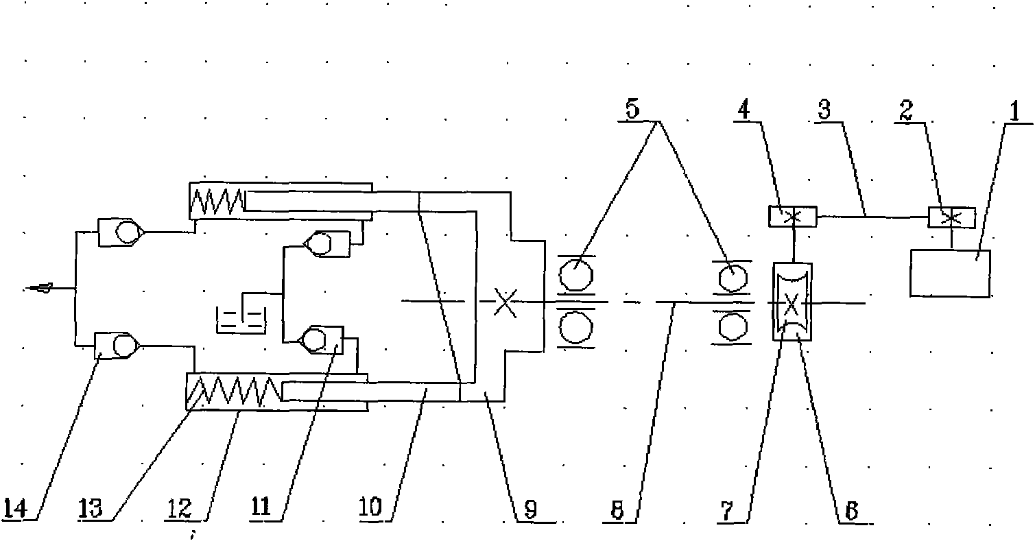 High-pressure constant flow pump for single lobe of liquid chromatograph