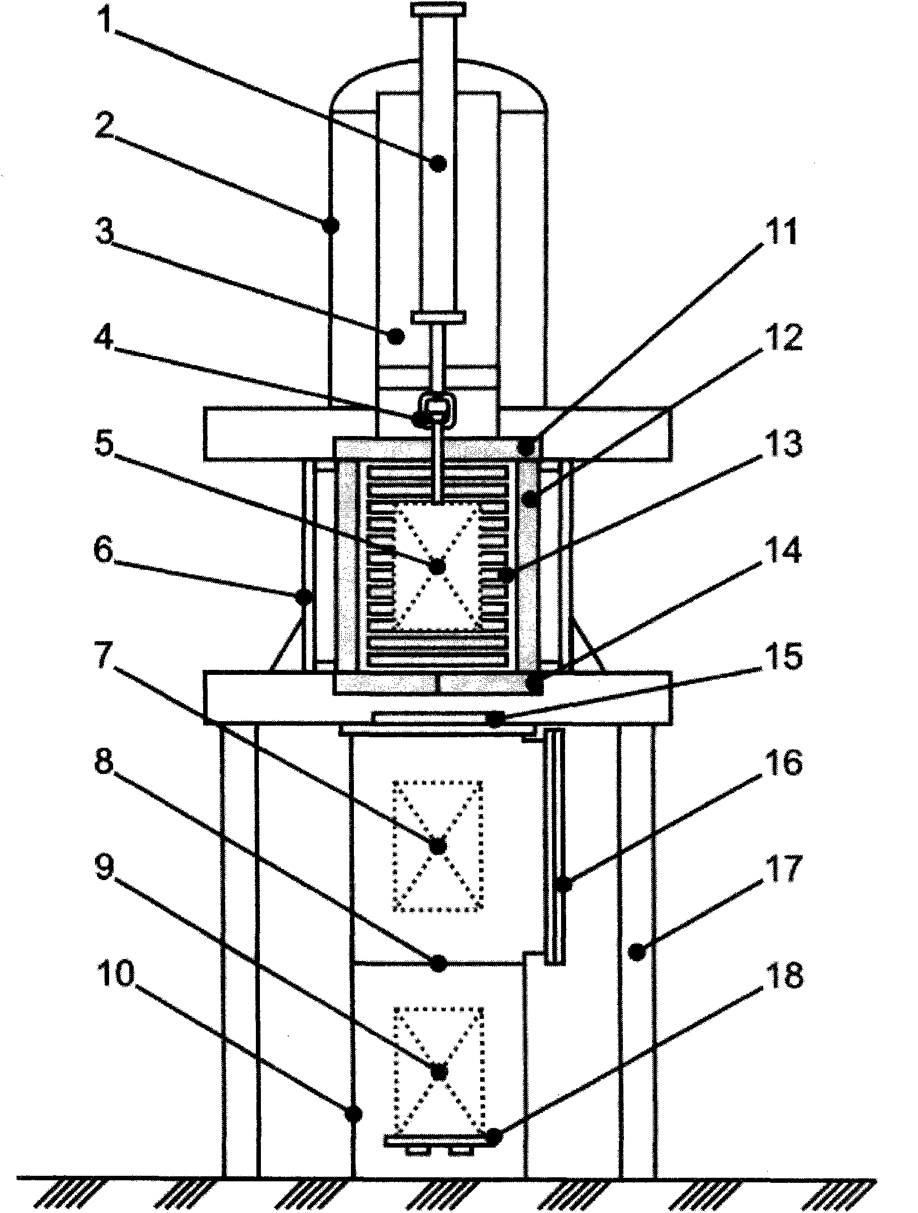 Vertical vacuum water quenching furnace