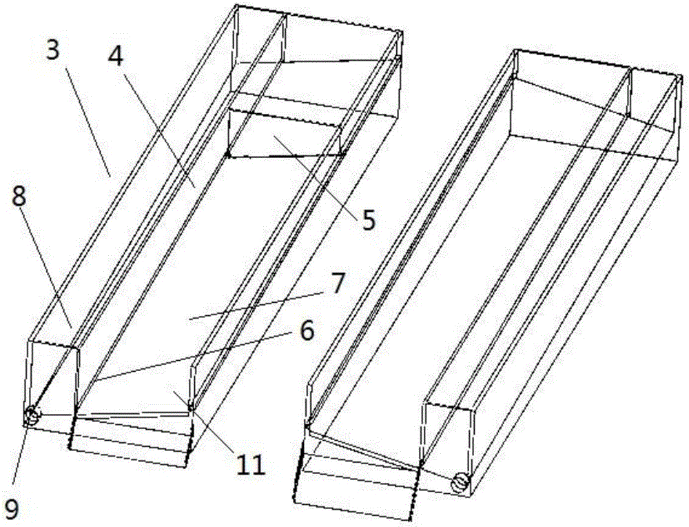 Solid-liquid separating device used for ecological pig breeding and ecological breeding system