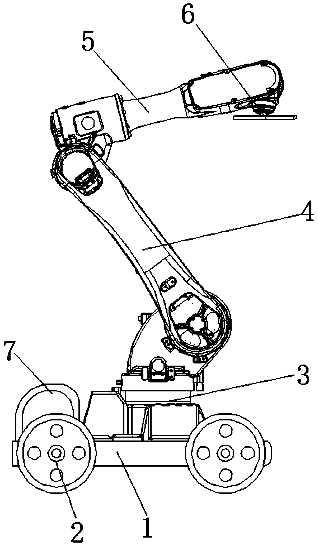 Rapid pruning robot for fast-growing forest and control method of rapid pruning robot