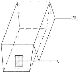 Cross-belt sorter bin bagging and transferring system based on pass boxes and method