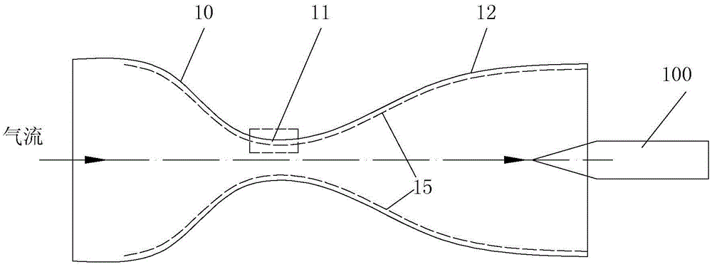 Design method of nozzle in hypersonic static wind tunnel and determination method of transition position of the nozzle