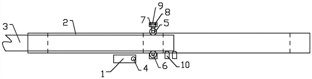 Non-contact length measuring device