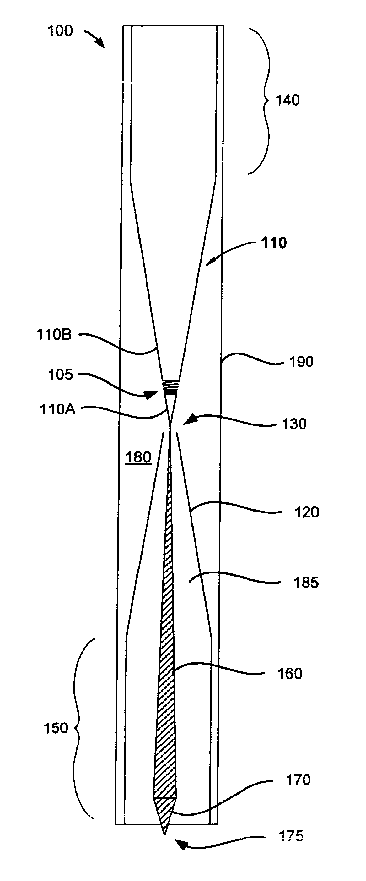 Frequency control of electrical length for bicone antennas