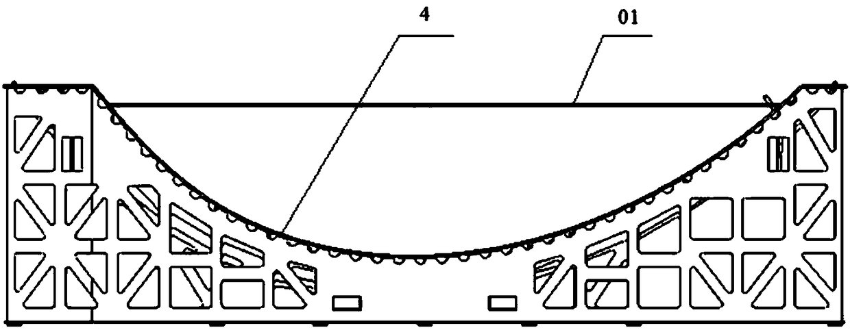 Complex-curvature aluminum alloy component vacuum creep age forming method