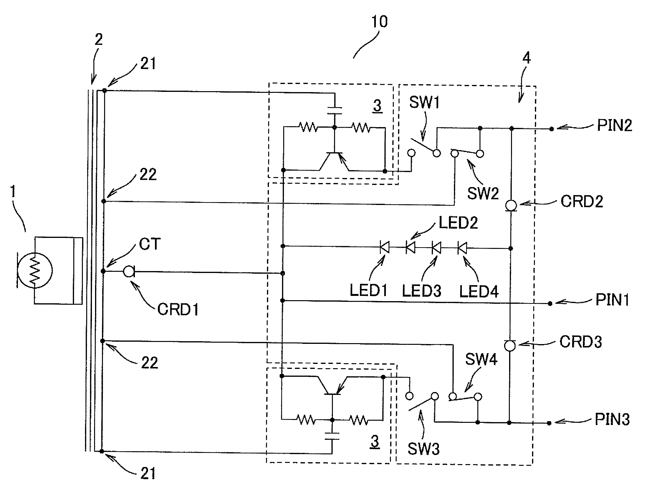 Ribbon microphone circuit