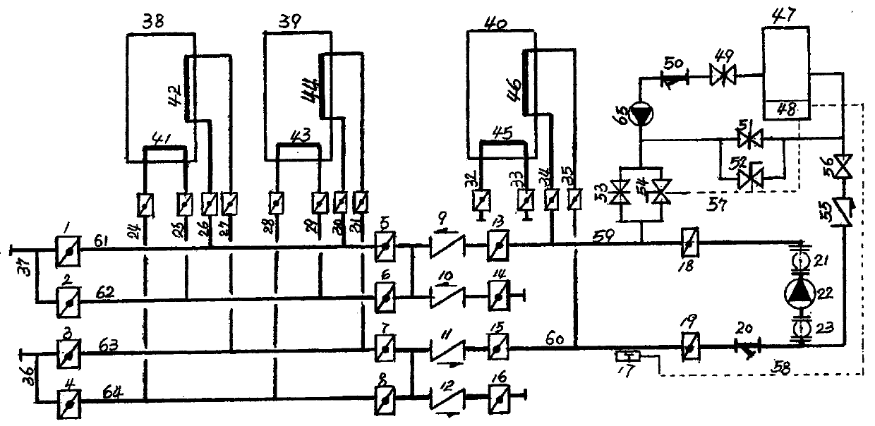 High-energy-efficiency-ratio heat pump system and control method thereof