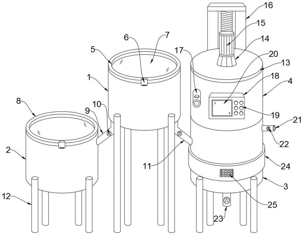 Solution deoxygenization device for potential step method and deoxygenization method thereof