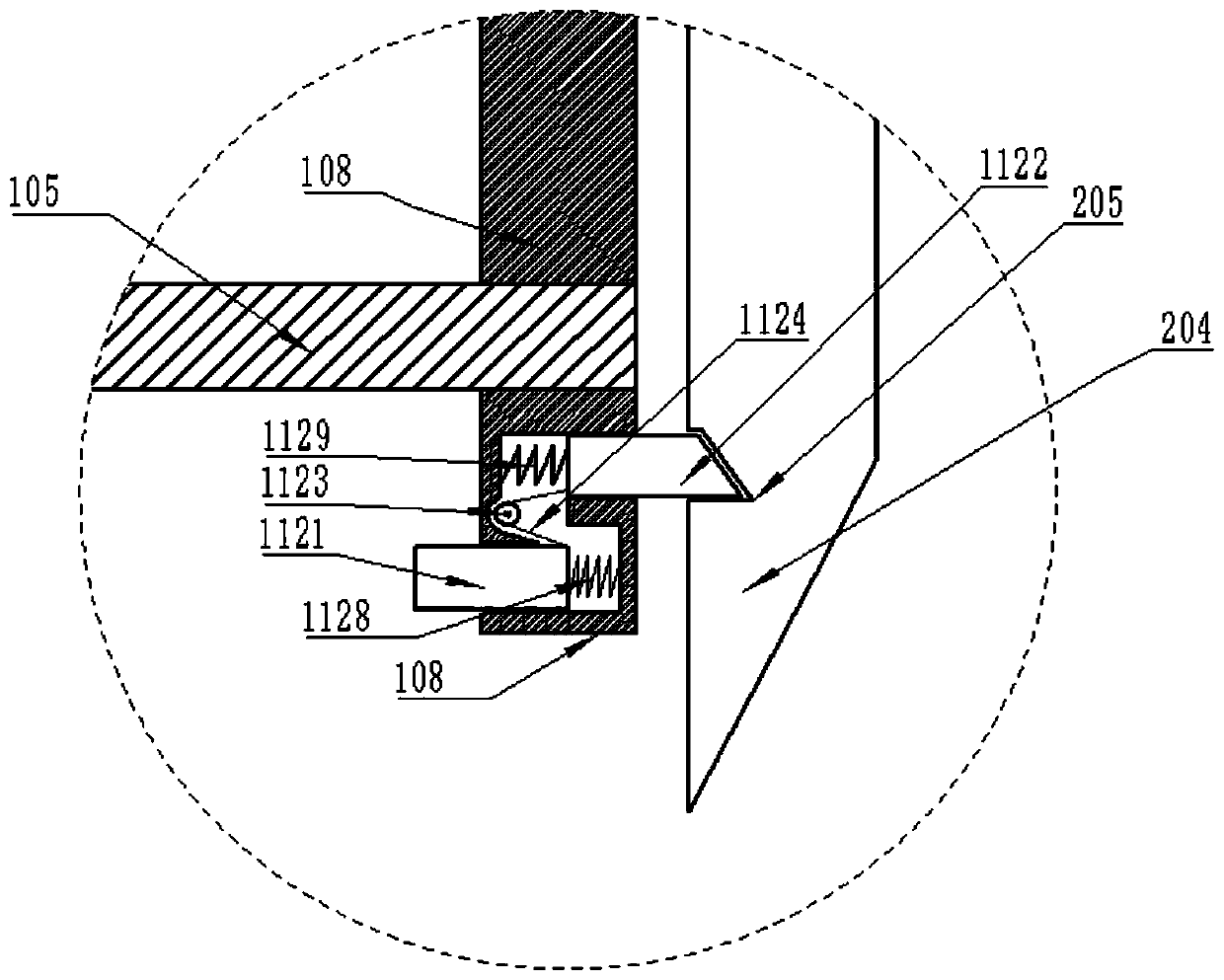 Automobile pipe cutting device